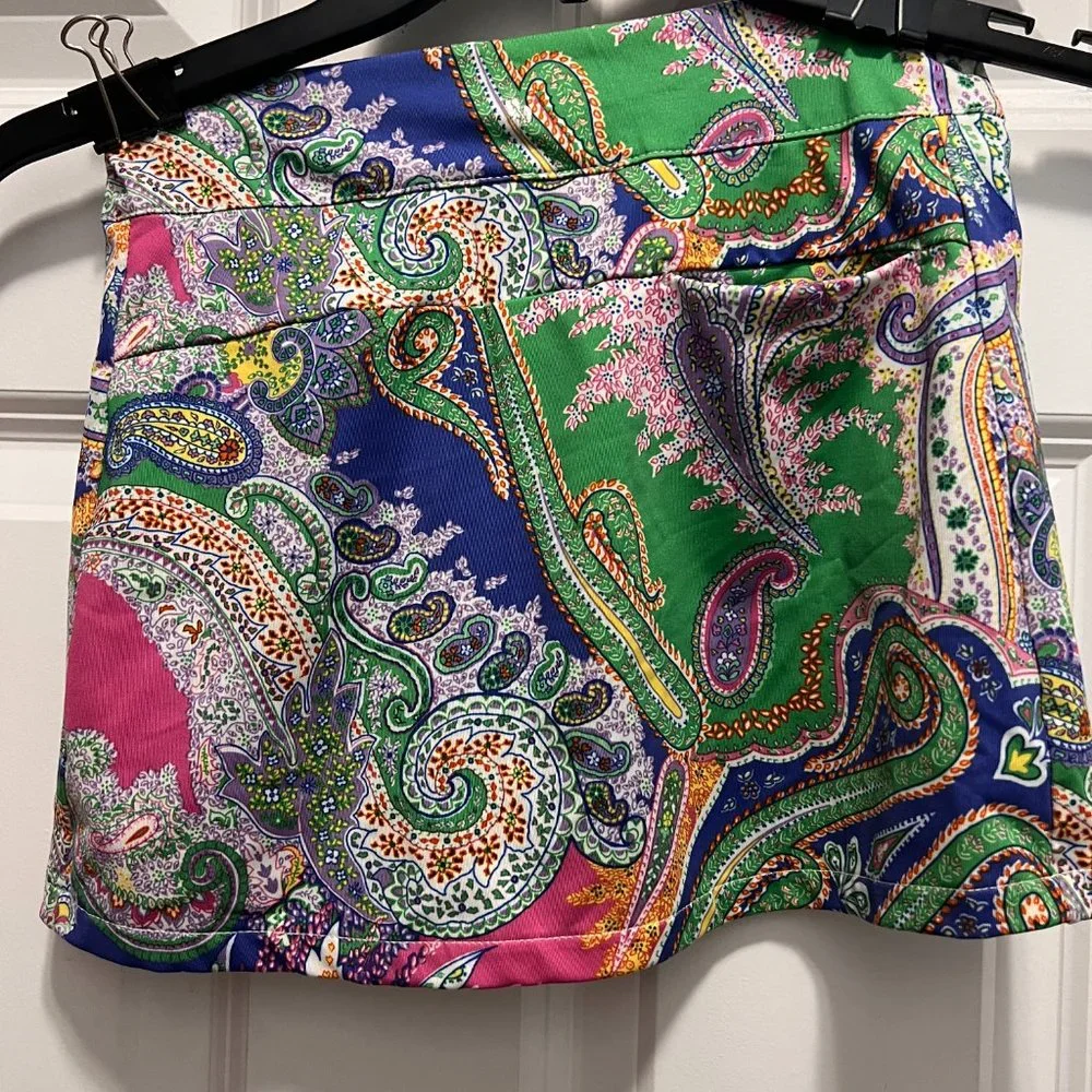 Polo Ralph Lauren size 6 paisley skort